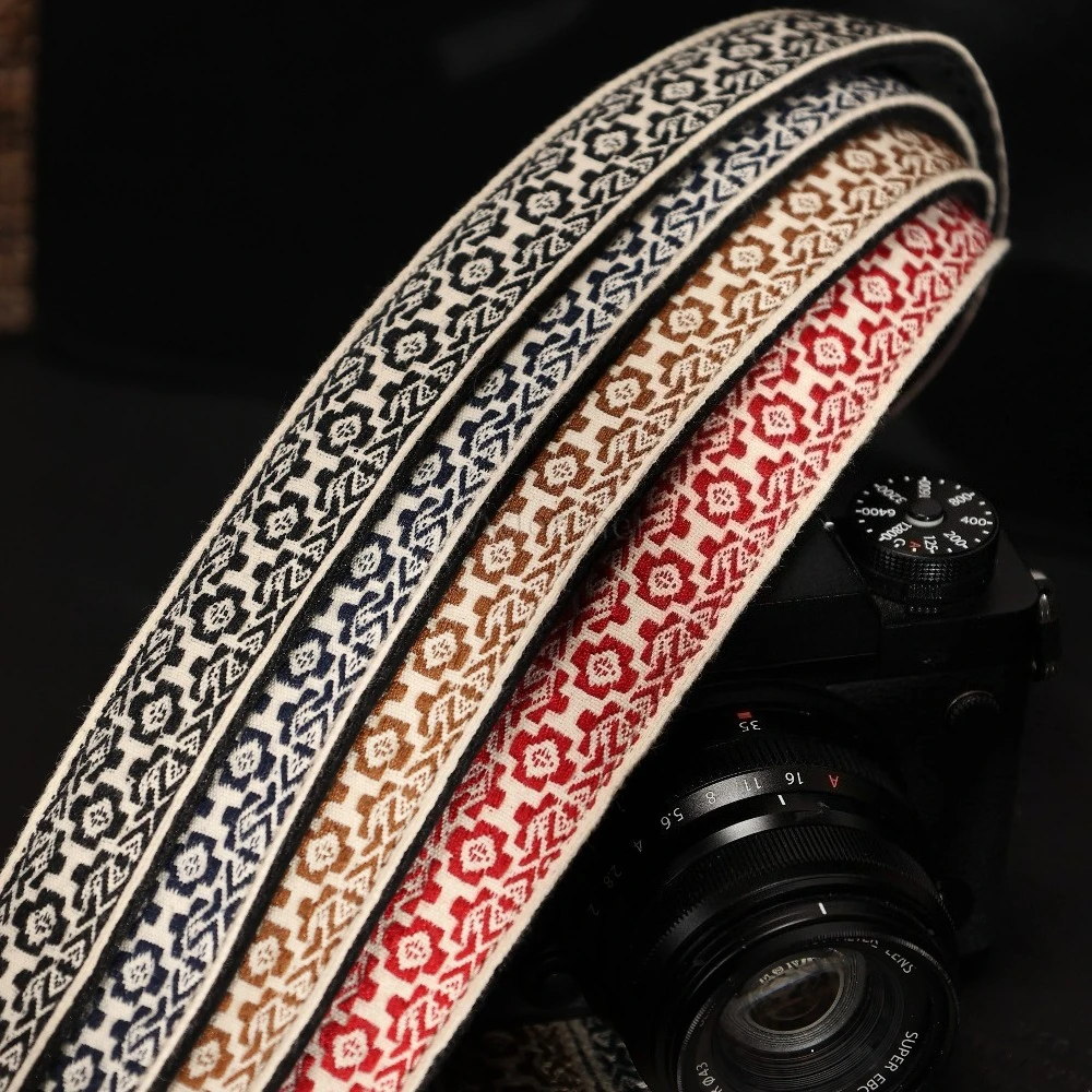 Camera Strap Embroidered Style Strap Adjustable for DSLR Camera Micro Single Photography Shoulder Strap
Camera Strap Embroidered Style Strap Adjustable for DSLR Camera Micro Single Photography Shoulder Strap