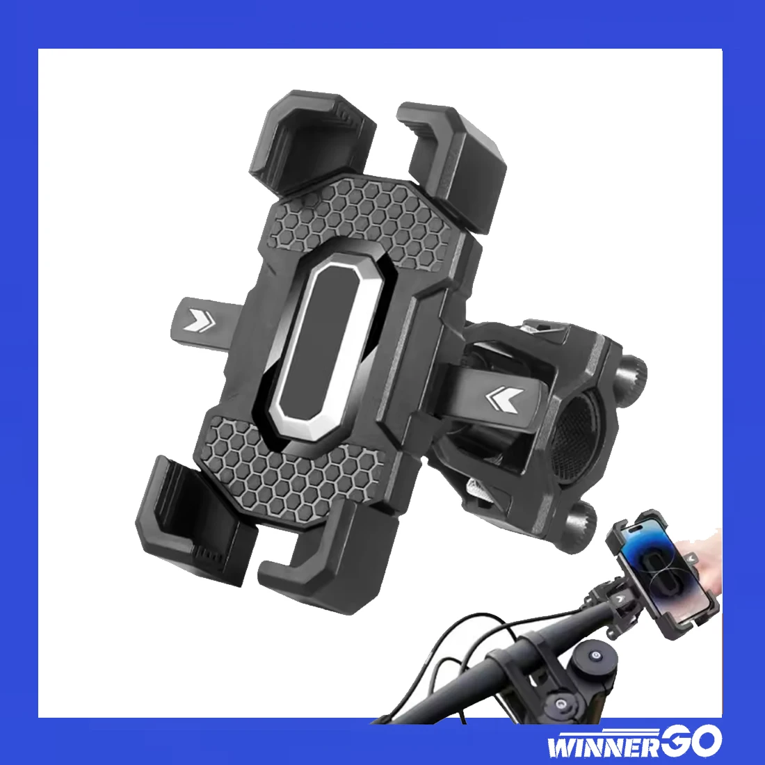 Bike Phone Mount Holder Motorcycle Phone Mount Bicycle Scooter Handlebar Cradle Clip for iPhone 16 Pro Max/Plus,15 14 13 Mini
Bike Phone Mount Holder Motorcycle Phone Mount Bicycle Scooter Handlebar Cradle Clip for iPhone 16 Pro Max/Plus,15 14 13 Mini