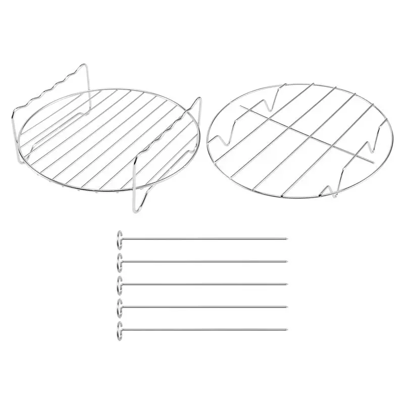 A63Z Upgrade 2 Pcs Air Fryer Accessories Air Fryer Rack Set Multi-Purpose Double Layer Rack With Skewer For XL Power Airfryer Ph
A63Z Upgrade 2 Pcs Air Fryer Accessories Air Fryer Rack Set Multi-Purpose Double Layer Rack With Skewer For XL Power Airfryer Ph