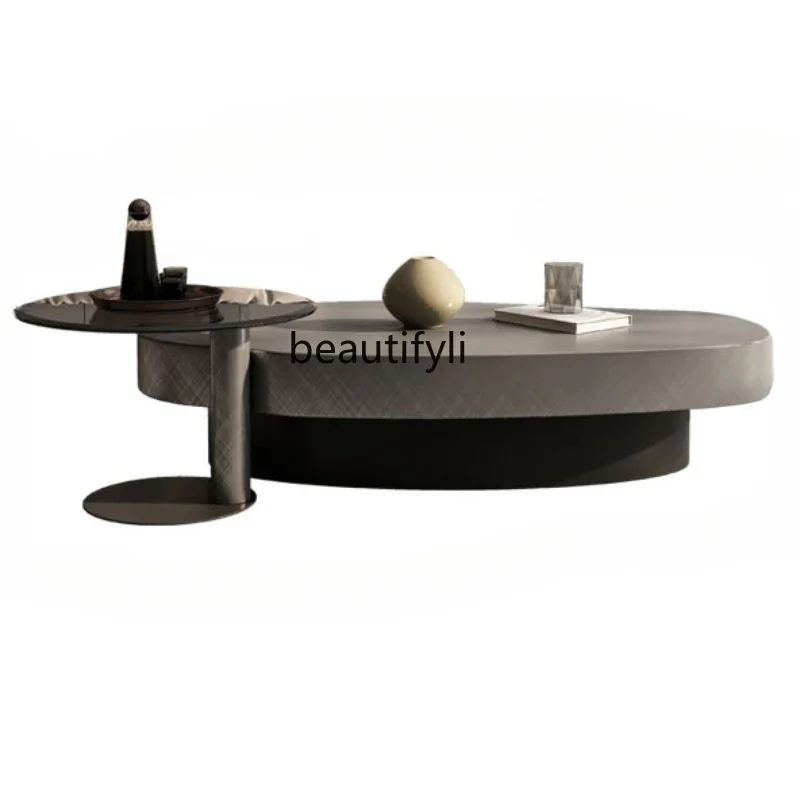 S Coffee Table Stainless Steel Modern Simple Special-Shaped Oval Italian Small Apartment Home Living Room Designer Combination
S Coffee Table Stainless Steel Modern Simple Special-Shaped Oval Italian Small Apartment Home Living Room Designer Combination
