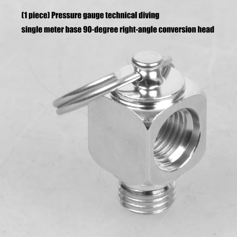 Universal Scubas Diving Gauge Mount Stainless Steel 90 Degree Angled Adapters For Secure Multiple Brand Compatibilities JOME
Universal Scubas Diving Gauge Mount Stainless Steel 90 Degree Angled Adapters For Secure Multiple Brand Compatibilities JOME