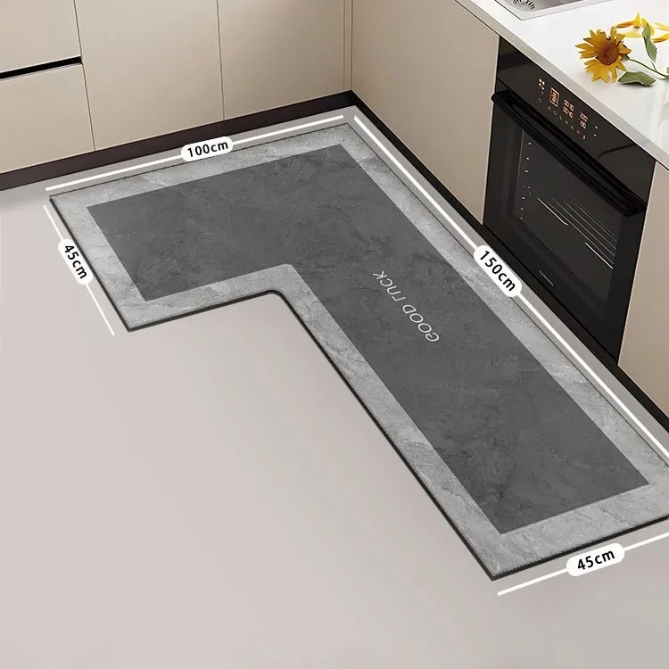 L-Shape Diatomite Mat Kitchen Rugs Non-slip Long Carpet for Kitchen Living Room Super Absorbent Floor Mats Foot Rug Home Decor
L-Shape Diatomite Mat Kitchen Rugs Non-slip Long Carpet for Kitchen Living Room Super Absorbent Floor Mats Foot Rug Home Decor
