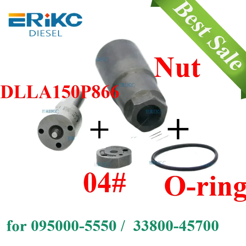 ERIKC 095000-5550 33800-45700 Diesel Fuel Injector Repair Kits Nozzle DLLA150P866 Valve Plate And Spare Parts for HYUNDAI HD78W
ERIKC 095000-5550 33800-45700 Diesel Fuel Injector Repair Kits Nozzle DLLA150P866 Valve Plate And Spare Parts for HYUNDAI HD78W