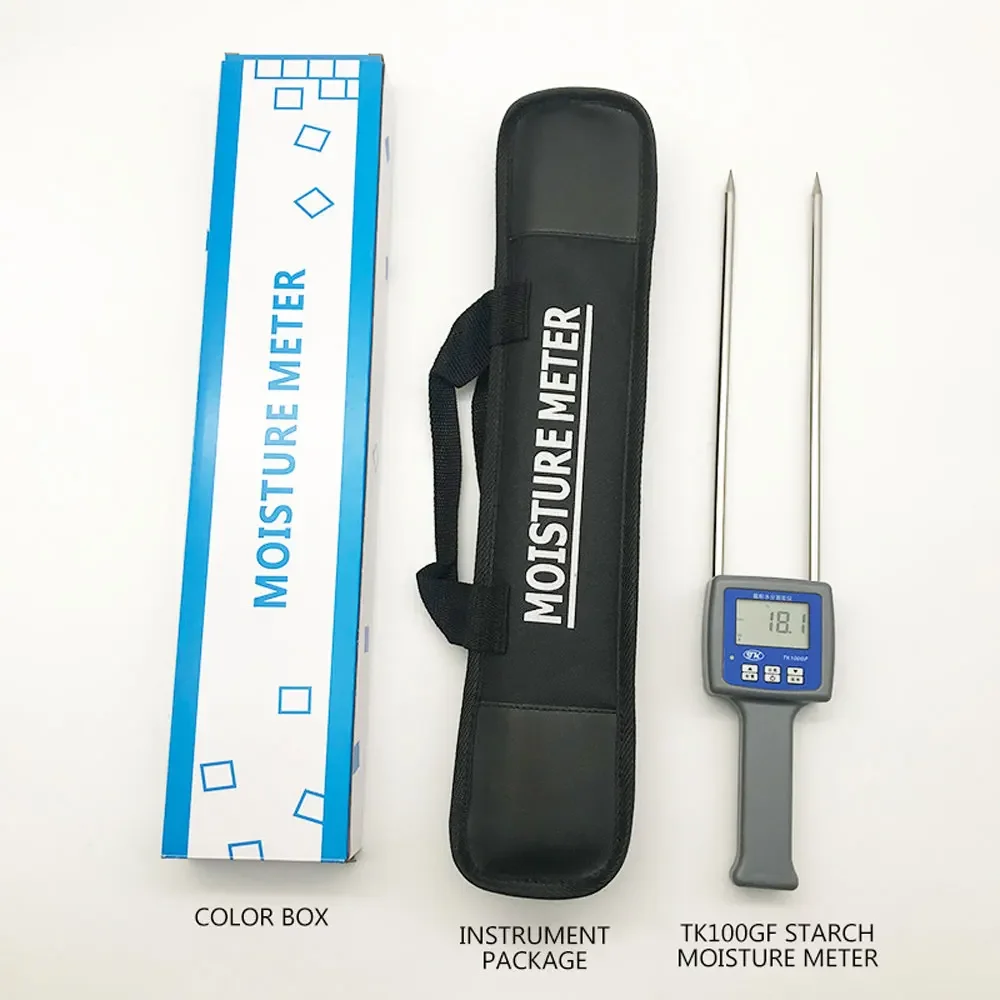 TK100GF Starch Moisture Meter Grain Powder Moisture Meter Digital Display Flour Moisture Meter
TK100GF Starch Moisture Meter Grain Powder Moisture Meter Digital Display Flour Moisture Meter