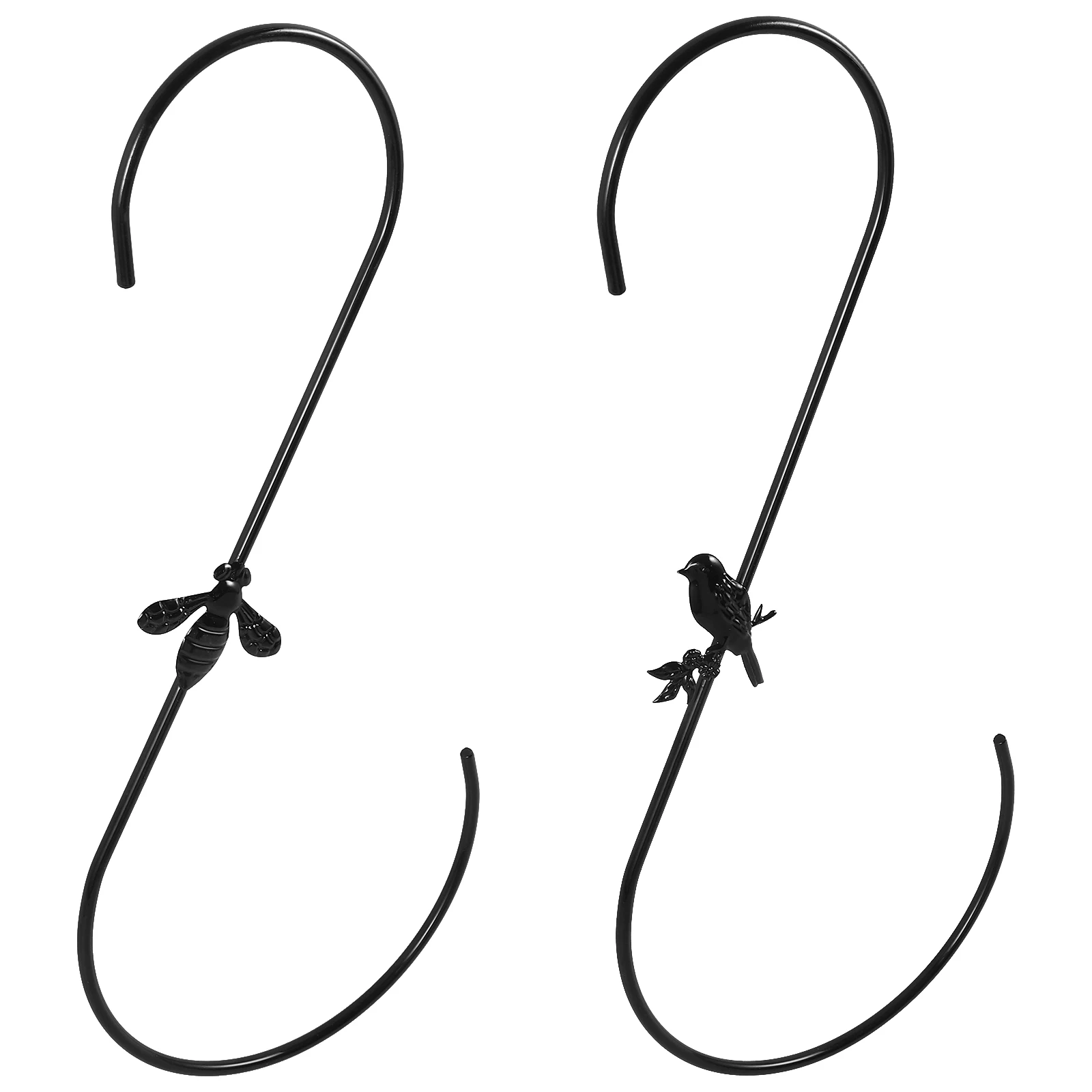 2pcs S Hooks Feeder Hooks for Trees Hanging Plant Hook Black Garden Decor Plant Hanger Bracket Flowers 
2pcs S Hooks Feeder Hooks for Trees Hanging Plant Hook Black Garden Decor Plant Hanger Bracket Flowers