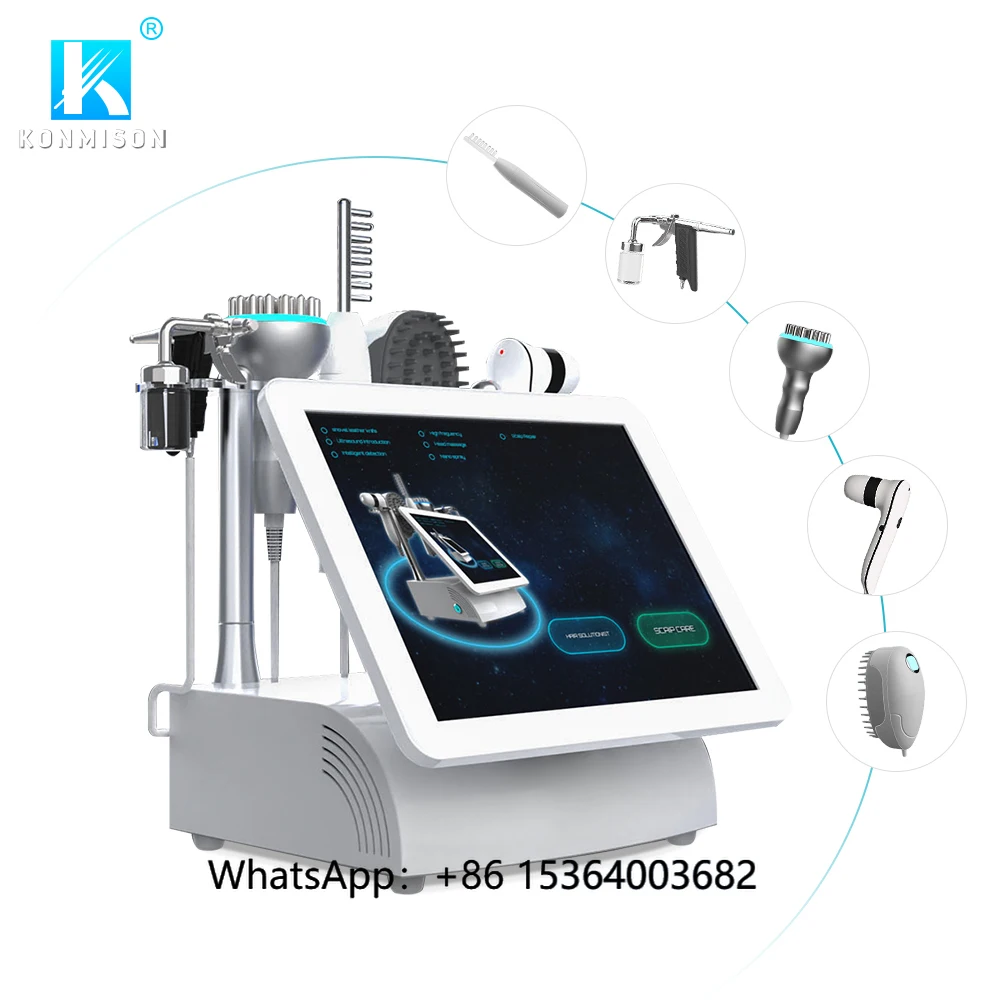 5 In1 Scalp Brush Massage Regrowth Loss Treatment Scalp Analysis Ems Machine with Analyzer
5 In1 Scalp Brush Massage Regrowth Loss Treatment Scalp Analysis Ems Machine with Analyzer