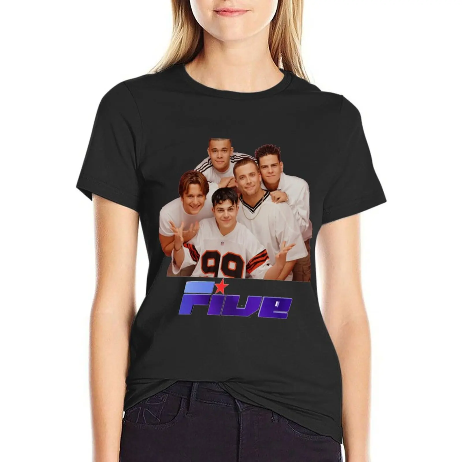 5ive Boys T-Shirt Short sleeve tee quick drying aesthetic clothes sweat t shirts for Womens
5ive Boys T-Shirt Short sleeve tee quick drying aesthetic clothes sweat t shirts for Womens
