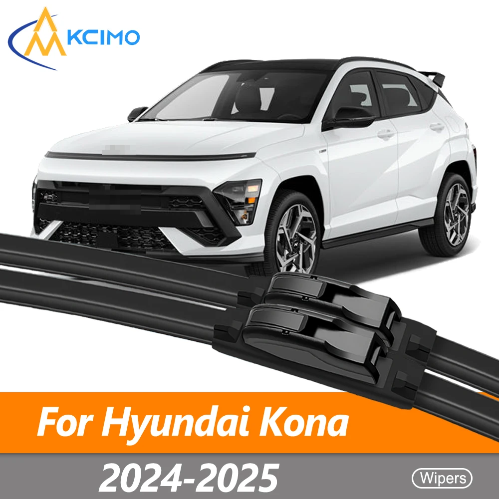 2PCS Front Windshield Wiper Blades For Hyundai Kona/ SX2 2024-2025 Hyundai Kauai All-Weather Rubber Exact Fit Wiper Blades Set
2PCS Front Windshield Wiper Blades For Hyundai Kona/ SX2 2024-2025 Hyundai Kauai All-Weather Rubber Exact Fit Wiper Blades Set