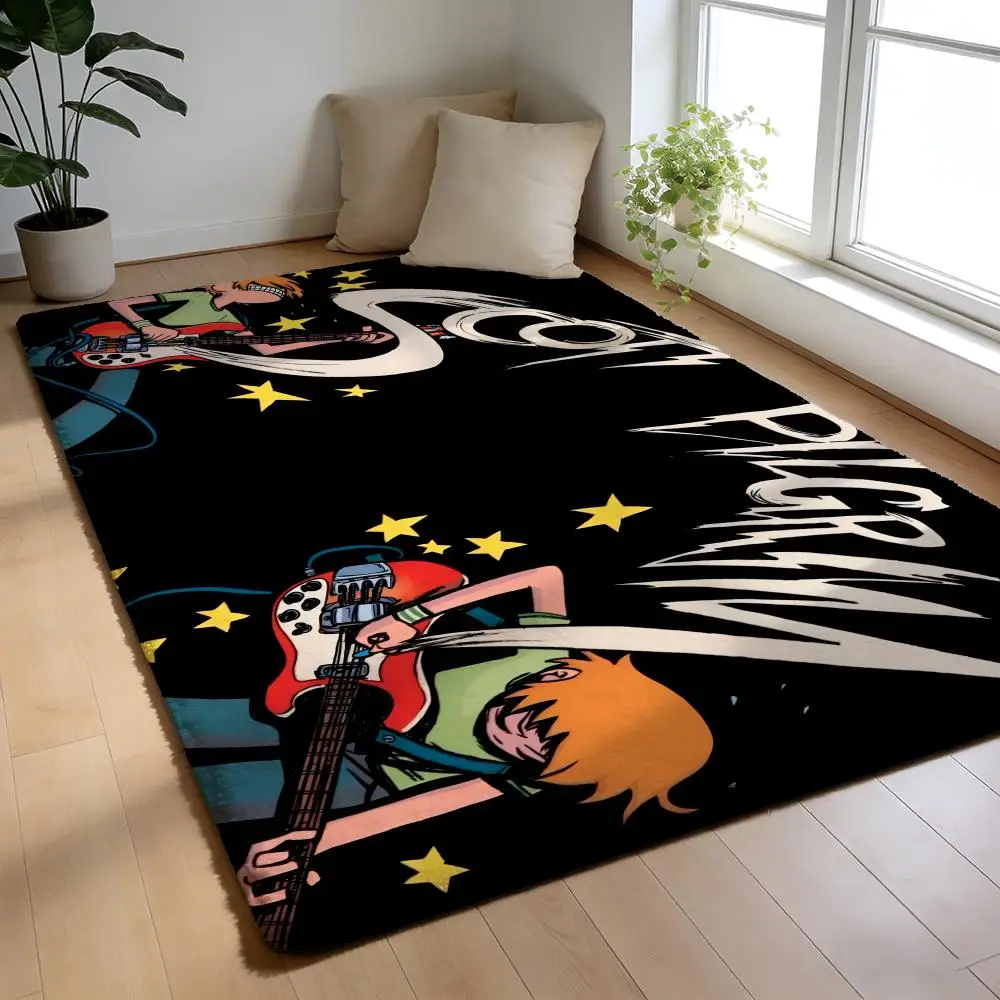 Floor Mat Soft Flannel Rug Non-Slip Absorbent Mat for Bathroom Bedroom Home Decor S-Scott Pilgrim VS the World
Floor Mat Soft Flannel Rug Non-Slip Absorbent Mat for Bathroom Bedroom Home Decor S-Scott Pilgrim VS the World