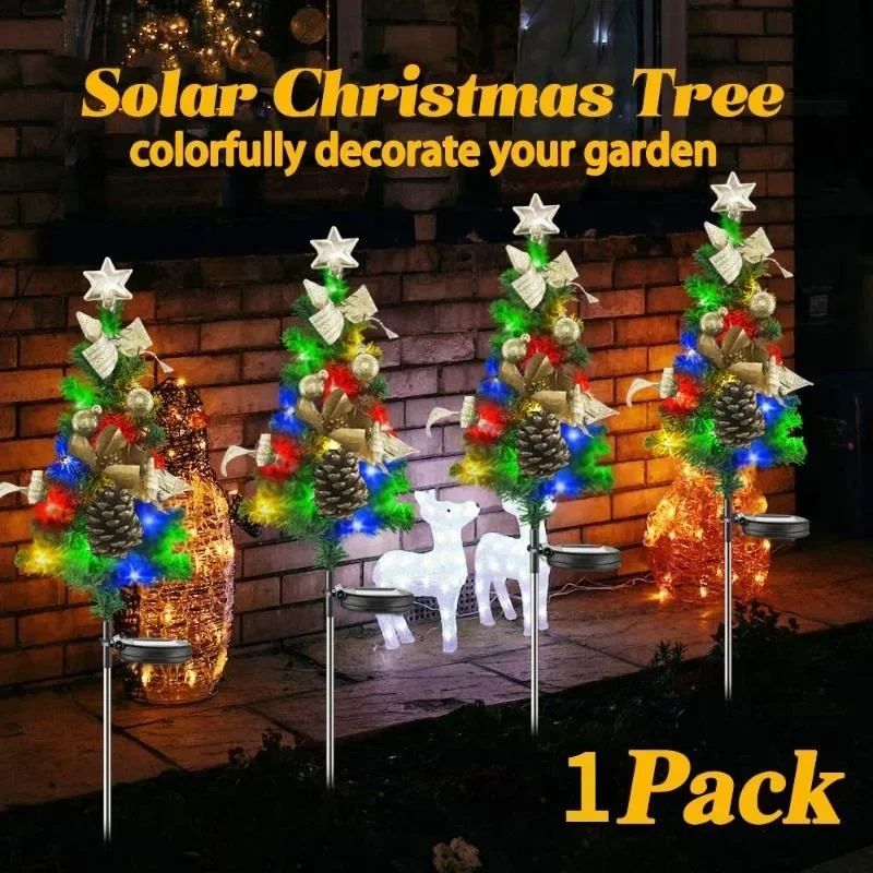 Solar Christmas Tree Decor Lights Outdoors LED Waterproof Lawn Garden Patio Porch Landscape Lamps New Year Party Christmas Gifts
Solar Christmas Tree Decor Lights Outdoors LED Waterproof Lawn Garden Patio Porch Landscape Lamps New Year Party Christmas Gifts