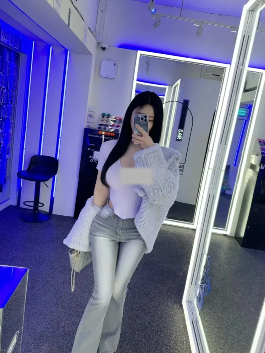 High Waist Stretchy Slimming Micro Flared Jeans Dongda Gate Waed ey Hip Enhancing Floor Length Pants Cotton Stretch Denim
High Waist Stretchy Slimming Micro Flared Jeans Dongda Gate Waed ey Hip Enhancing Floor Length Pants Cotton Stretch Denim