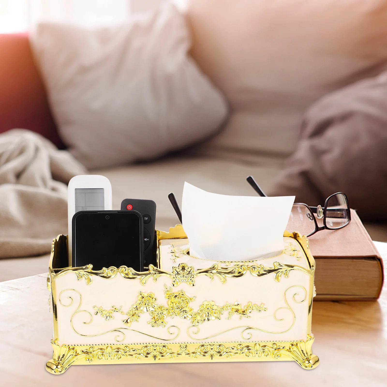 Tissue Box Paper Napkin Holder Multifunctional Storage Case Empty Rectangular Gold Office Hotel Car Decor
Tissue Box Paper Napkin Holder Multifunctional Storage Case Empty Rectangular Gold Office Hotel Car Decor