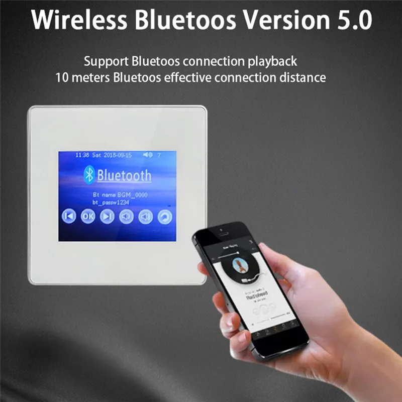 Stylish-Home Theater Hifi Fidelity Amplifier Built-In Bluetooth 5.0 Module Full Screen Touch Digital Amplifier Black Durable Eas
Stylish-Home Theater Hifi Fidelity Amplifier Built-In Bluetooth 5.0 Module Full Screen Touch Digital Amplifier Black Durable Eas