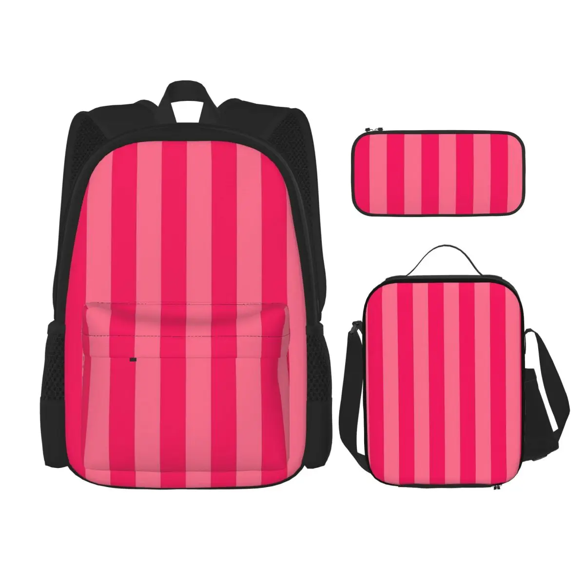 Bold Vivid Vetical Stripped Pattern Backpacks Kids Bookbag School Bags Rucksack Lunch Bag Pen Bag Three-Piece Set
Bold Vivid Vetical Stripped Pattern Backpacks Kids Bookbag School Bags Rucksack Lunch Bag Pen Bag Three-Piece Set