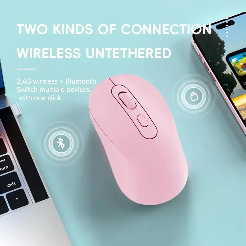 ZLRLMHY for Huawei Samsung Office Laptop Bluetooth Mouse 1600DPI Adjustable 2.4G Dual-Mode TYPE-C Charging Ergonomic Mute Mouse
ZLRLMHY for Huawei Samsung Office Laptop Bluetooth Mouse 1600DPI Adjustable 2.4G Dual-Mode TYPE-C Charging Ergonomic Mute Mouse