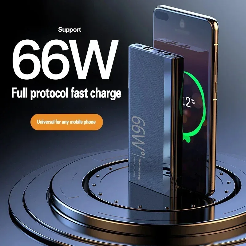 New 66W Power Bank 50000mAh PD 3.0 Fast Charging Portable External Battery for iPhone
New 66W Power Bank 50000mAh PD 3.0 Fast Charging Portable External Battery for iPhone