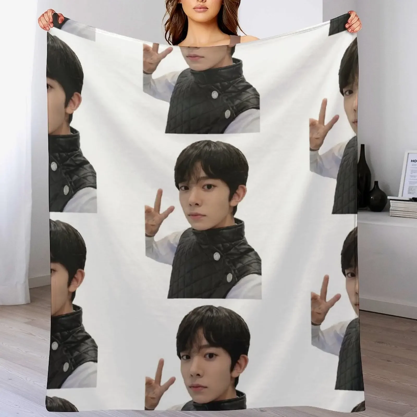 Heeseung Selca I-LAND Throw Blanket Foldable Soft Warm Blanket for Outdoor Use
Heeseung Selca I-LAND Throw Blanket Foldable Soft Warm Blanket for Outdoor Use