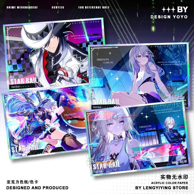 Acrylic Signature Card Game Ashveil La Mancha Silver Wolf Honkai:Star Rail Colored Paper Double Flash Shikishi Ornament
Acrylic Signature Card Game Ashveil La Mancha Silver Wolf Honkai:Star Rail Colored Paper Double Flash Shikishi Ornament
