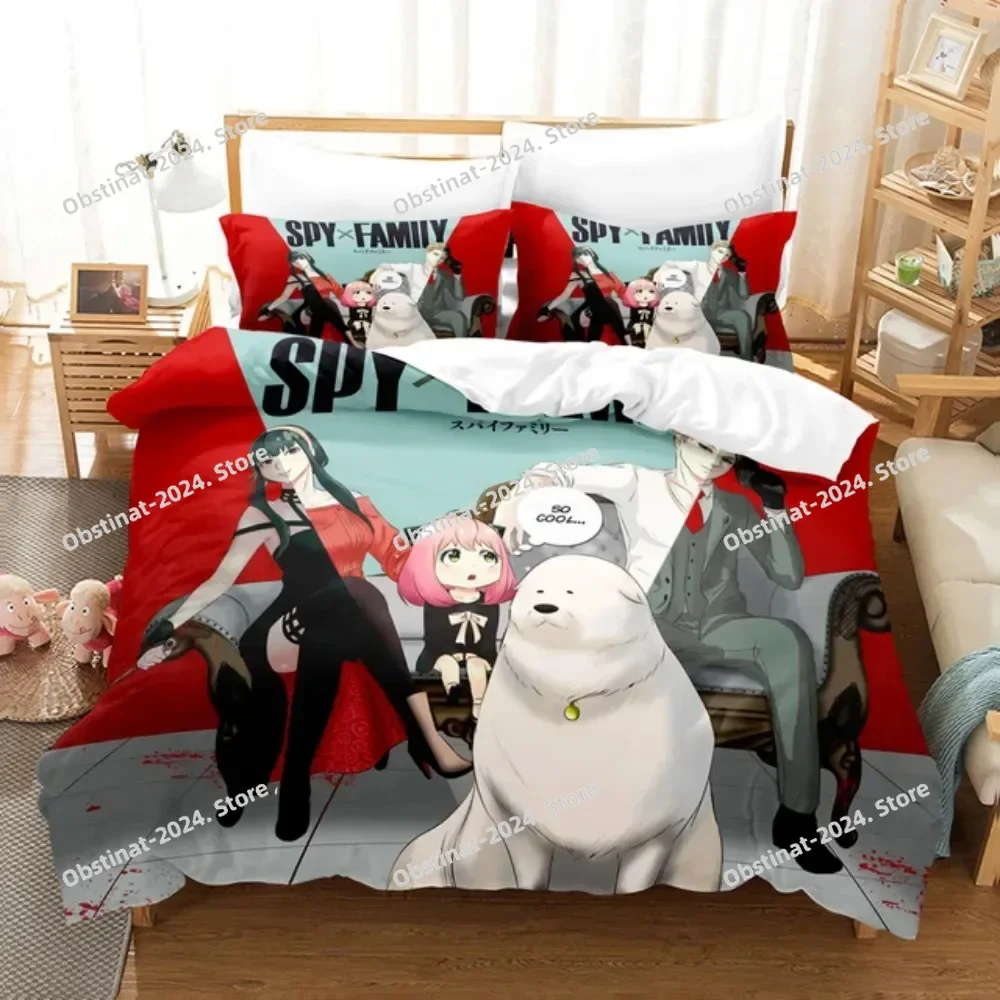 Anime SPY×FAMILY Bedding Set Anya Forger Duvet Cover Set Microfiber Single Queen King Twin Full Size Duvet Cover For Gifts
Anime SPY×FAMILY Bedding Set Anya Forger Duvet Cover Set Microfiber Single Queen King Twin Full Size Duvet Cover For Gifts