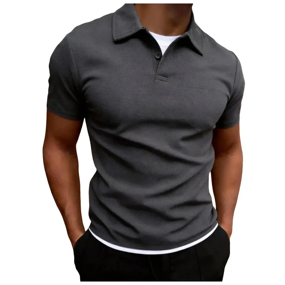 Summer POLO Shirt Men s Casual Short Sleeve Breathable T Shirts Gym Clothing Sports Polos Solid Color Lapel Tops Male Clothes
Summer POLO Shirt Men s Casual Short Sleeve Breathable T Shirts Gym Clothing Sports Polos Solid Color Lapel Tops Male Clothes