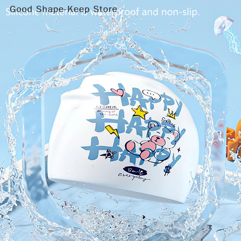 Cartoon Swimming Caps Waterproof Printed Cute Children Swimming Caps For Boys And Girls Ear Protection Swim Cap Pool Accessories
Cartoon Swimming Caps Waterproof Printed Cute Children Swimming Caps For Boys And Girls Ear Protection Swim Cap Pool Accessories