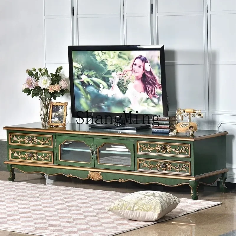 SM wood TV cabinet living room retro light luxury living room storage side cabinet opposite door small apartment
SM wood TV cabinet living room retro light luxury living room storage side cabinet opposite door small apartment