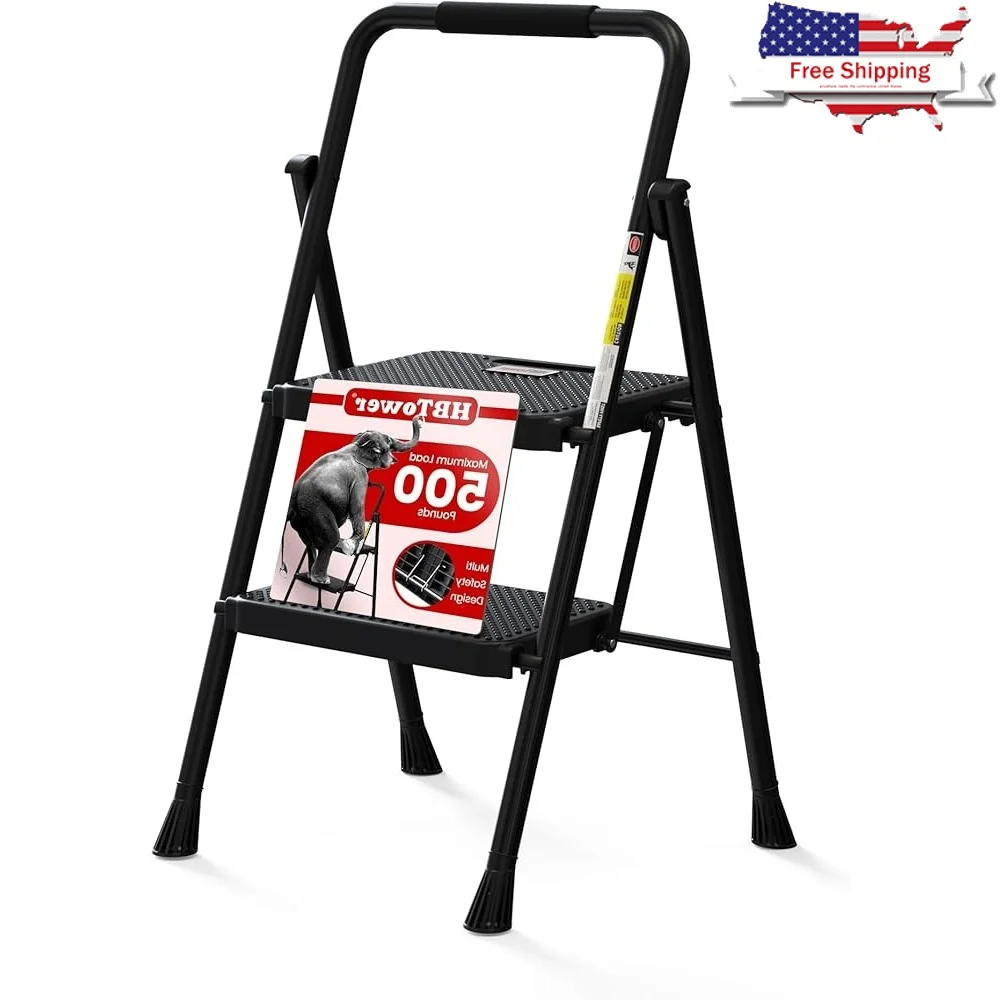 Portable Folding Step Ladder Sturdy Steel Step Stool with Wide Anti-Slip Pedals Safe Handrail Lightweight Space-Saving Design
Portable Folding Step Ladder Sturdy Steel Step Stool with Wide Anti-Slip Pedals Safe Handrail Lightweight Space-Saving Design