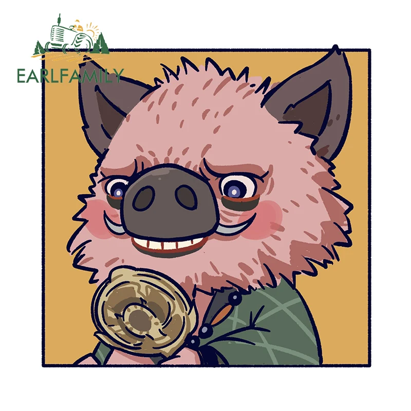 EARLFAMILY 13cm x 12.8cm Black Myth WuKong Pigsy Car Sticker Cute Cartoon Peeker Luggage Decal Creative JDM Vinyl Helmet Decor
EARLFAMILY 13cm x 12.8cm Black Myth WuKong Pigsy Car Sticker Cute Cartoon Peeker Luggage Decal Creative JDM Vinyl Helmet Decor