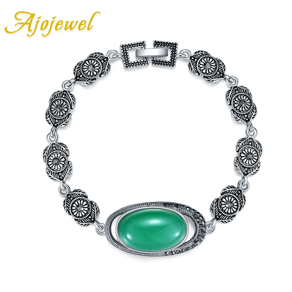 Ajojewel Green/White Opal Black Bracelet Vintage Hand Jewelry Wholesale Gifts For Women 3 Sizes
Ajojewel Green/White Opal Black Bracelet Vintage Hand Jewelry Wholesale Gifts For Women 3 Sizes