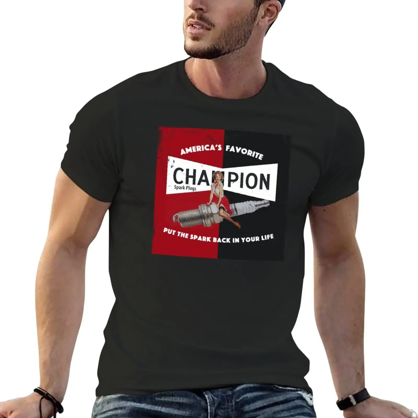 Vintage Spark Plug T-Shirt anime t shirts graphic tee shirt plus sizes blue archive T-shirts for men cotton
Vintage Spark Plug T-Shirt anime t shirts graphic tee shirt plus sizes blue archive T-shirts for men cotton