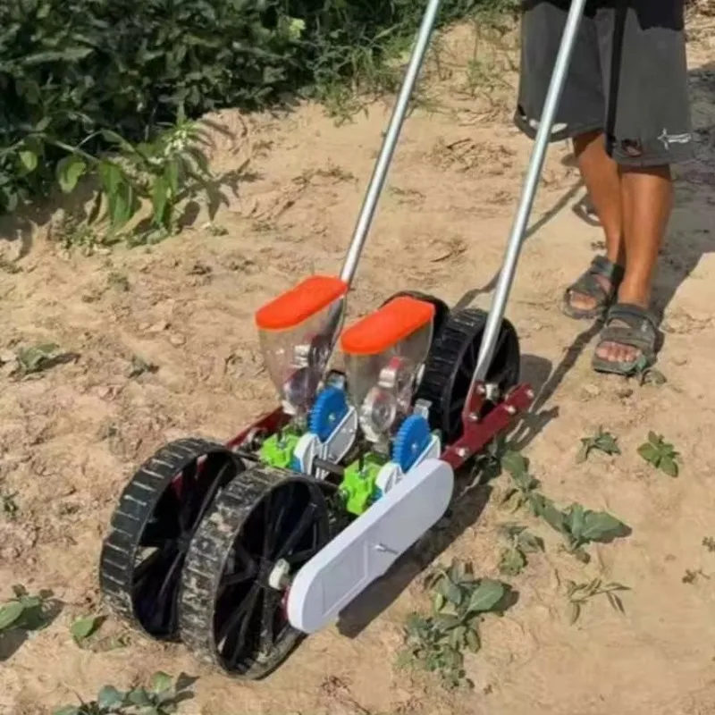 Adjustable 2 Row Manual Seed Planter Hand Push Seeder for Vegetable Herb Garden Planting
Adjustable 2 Row Manual Seed Planter Hand Push Seeder for Vegetable Herb Garden Planting