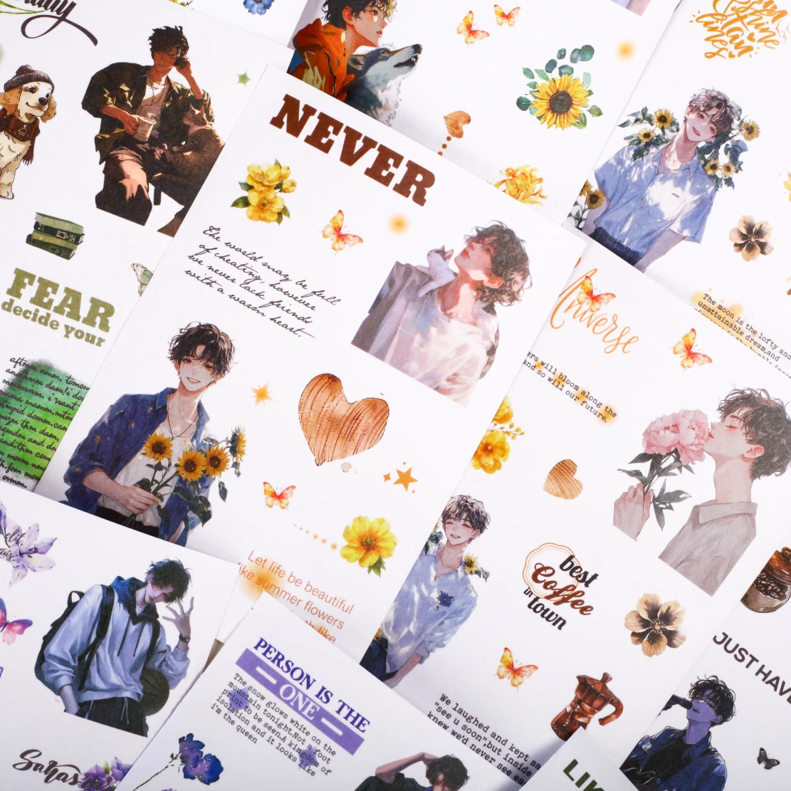 10 pcs Mu Guang Confession Series Cut Film Sticker Book Y2K Sticker Journal Handbook Scrapbooking Kawaii Decoration Sticker Gift
10 pcs Mu Guang Confession Series Cut Film Sticker Book Y2K Sticker Journal Handbook Scrapbooking Kawaii Decoration Sticker Gift