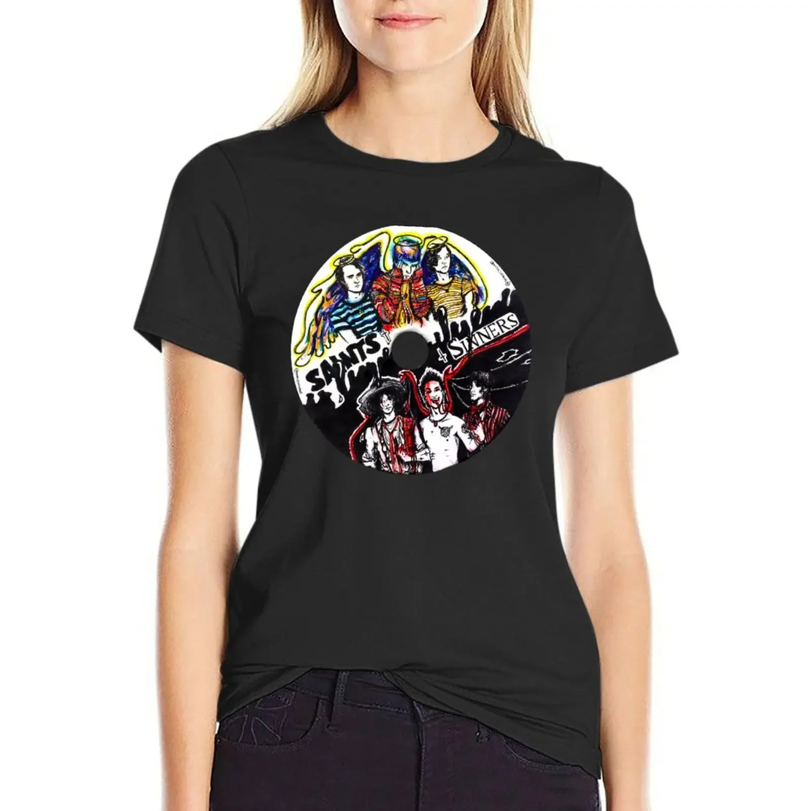 #19 - Saints & Sinners T-Shirt heavyweights vintage clothes plain ariat shirts for Women
#19 - Saints & Sinners T-Shirt heavyweights vintage clothes plain ariat shirts for Women