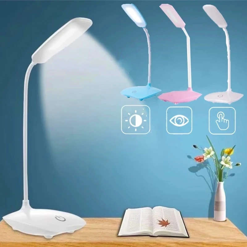 LED Three-Speed Dimming Reading Lamp USB Charging Plug-in White Warm Eye Protection Student Table Light Study Night Lighting
LED Three-Speed Dimming Reading Lamp USB Charging Plug-in White Warm Eye Protection Student Table Light Study Night Lighting