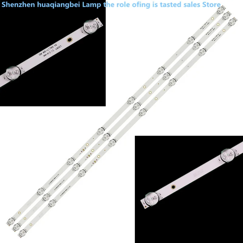 New customization for HORIZON 39LH5320H Light strip MS-L1795 V2 JL.D39042330-006AS-M 737MM 8LED 6V
New customization for HORIZON 39LH5320H Light strip MS-L1795 V2 JL.D39042330-006AS-M 737MM 8LED 6V