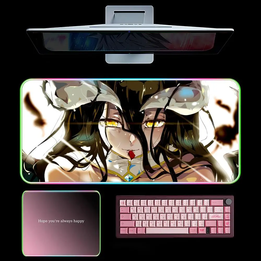 Коврик для мыши в стиле аниме Albedo RGB игровой коврик для мыши светодиодный большой игровой коврик для мыши XXL коврик для клавиатуры светящийся настольный коврик с подсветкой
Коврик для мыши в стиле аниме Albedo RGB игровой коврик для мыши светодиодный большой игровой коврик для мыши XXL коврик для клавиатуры светящийся настольный коврик с подсветкой
