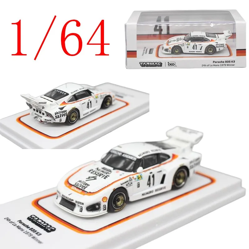 Tarmac Литая под давлением модель автомобиля Porsche из сплава в масштабе 1/64 Porsche 935K3 LeMans 1979 Winnesr Play Vehicles, игрушки для мальчика, подарок, оригинальная коробка
Tarmac Литая под давлением модель автомобиля Porsche из сплава в масштабе 1/64 Porsche 935K3 LeMans 1979 Winnesr Play Vehicles, игрушки для мальчика, подарок, оригинальная коробка