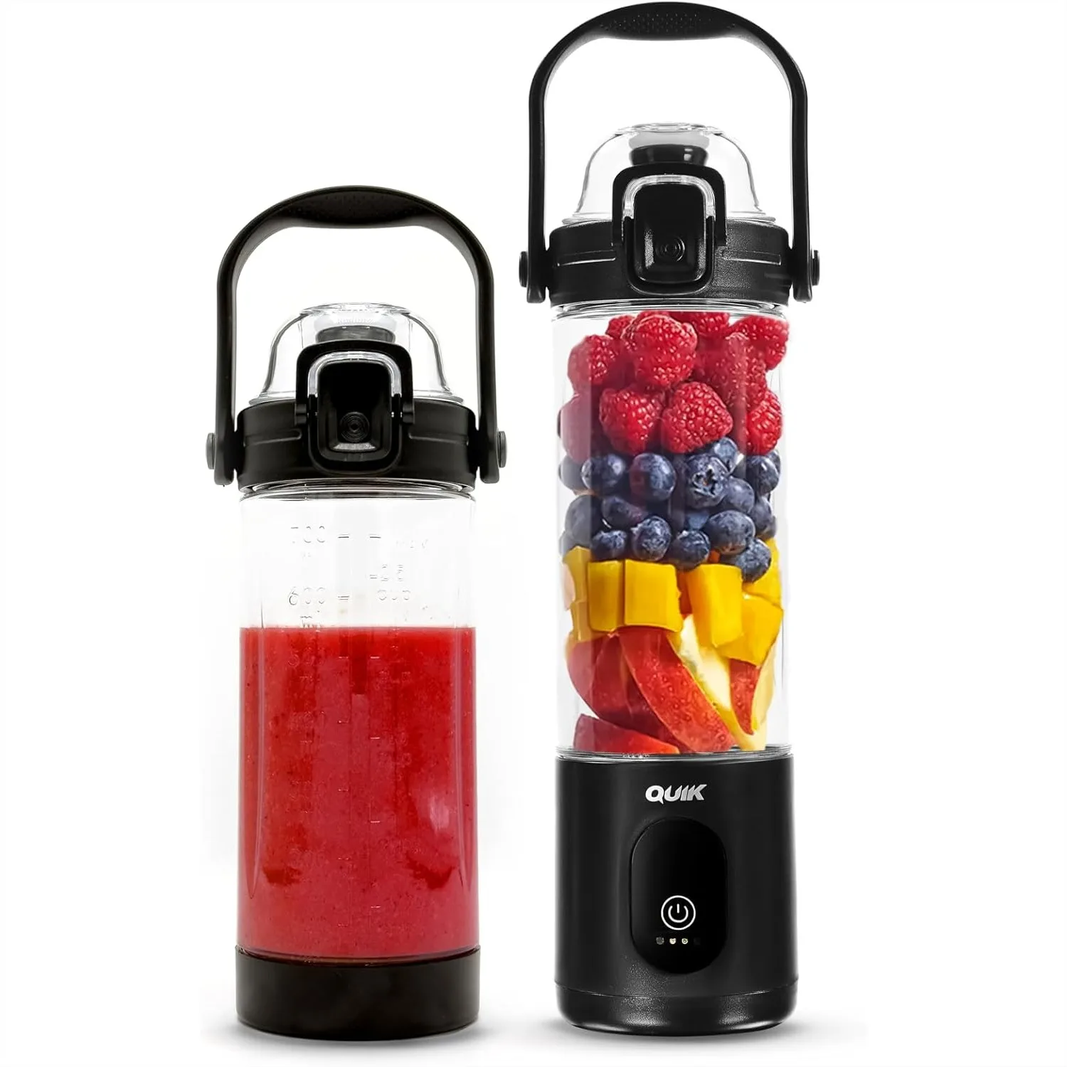 Portable Blender 24oz Cordless Personal Blender for Shakes Smoothies Ice Crush BPA Free Dishwasher Safe Black
Portable Blender 24oz Cordless Personal Blender for Shakes Smoothies Ice Crush BPA Free Dishwasher Safe Black