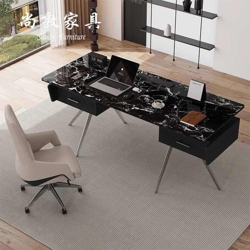 Retro light luxury marble desk solid wood supercrystalline stone Italian minimalist home computer desk medical beauty consultati
Retro light luxury marble desk solid wood supercrystalline stone Italian minimalist home computer desk medical beauty consultati