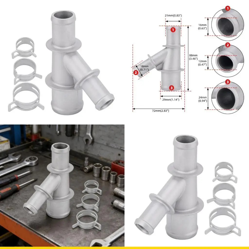 SZCH Aluminum Coolant Line Fitting 47157 Coolant Hose Junction Suitable For Multiple Model Auto Replacement Parts
SZCH Aluminum Coolant Line Fitting 47157 Coolant Hose Junction Suitable For Multiple Model Auto Replacement Parts