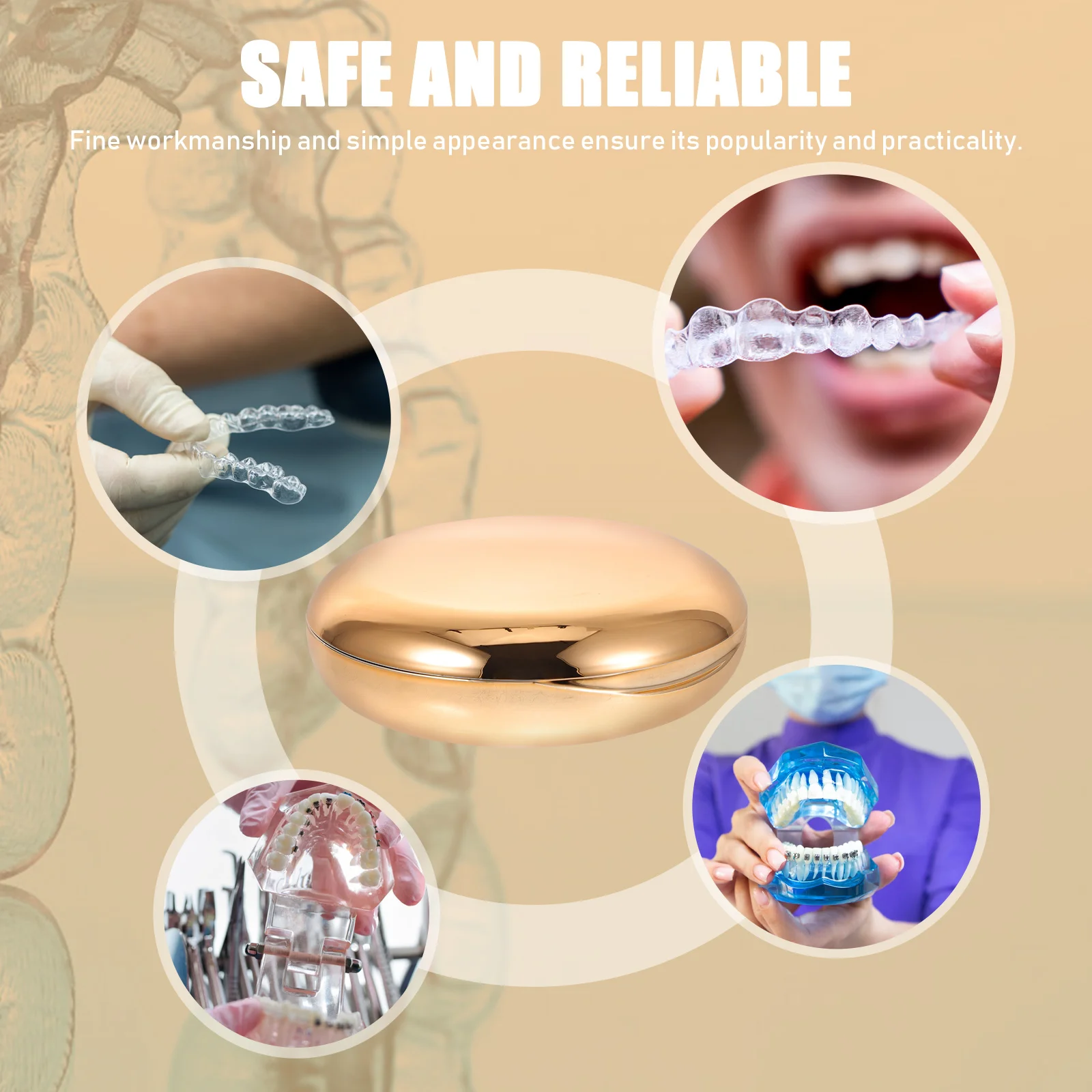 Denture Case thodontic Retainer Box Mini Container Mirror Design Portable Storage For Braces Dentures Lightweight Practical
Denture Case thodontic Retainer Box Mini Container Mirror Design Portable Storage For Braces Dentures Lightweight Practical