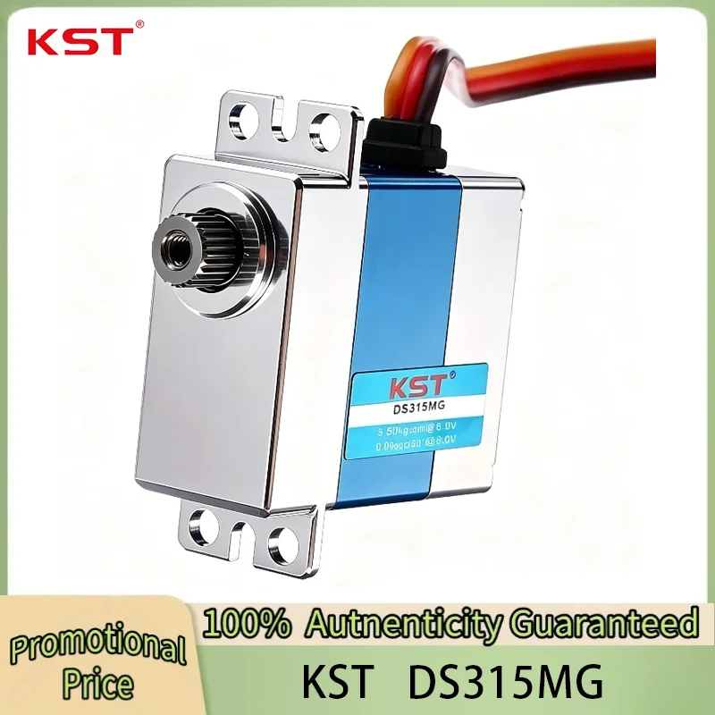 KST DS315MG Metal Gear Swash Plate CCPM / Rudder Digital Servo for 450 RC Helicopter Airplane
KST DS315MG Metal Gear Swash Plate CCPM / Rudder Digital Servo for 450 RC Helicopter Airplane