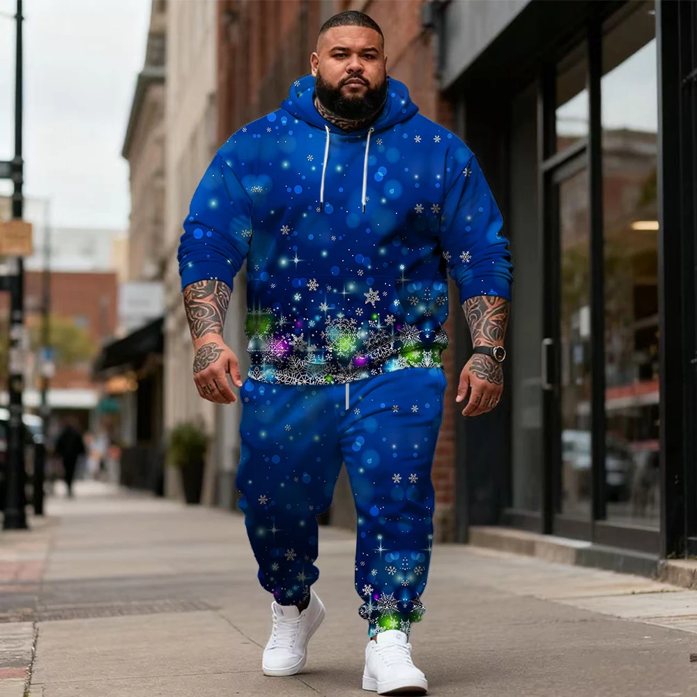 Комплект мужских толстовок больших размеров S-9xl: Happy Cheer — состоящий из 2 предметов, празднично-модный, из мягкой теплой ткани, минималистичные принты снежинок,
Комплект мужских толстовок больших размеров S-9xl: Happy Cheer — состоящий из 2 предметов, празднично-модный, из мягкой теплой ткани, минималистичные принты снежинок,