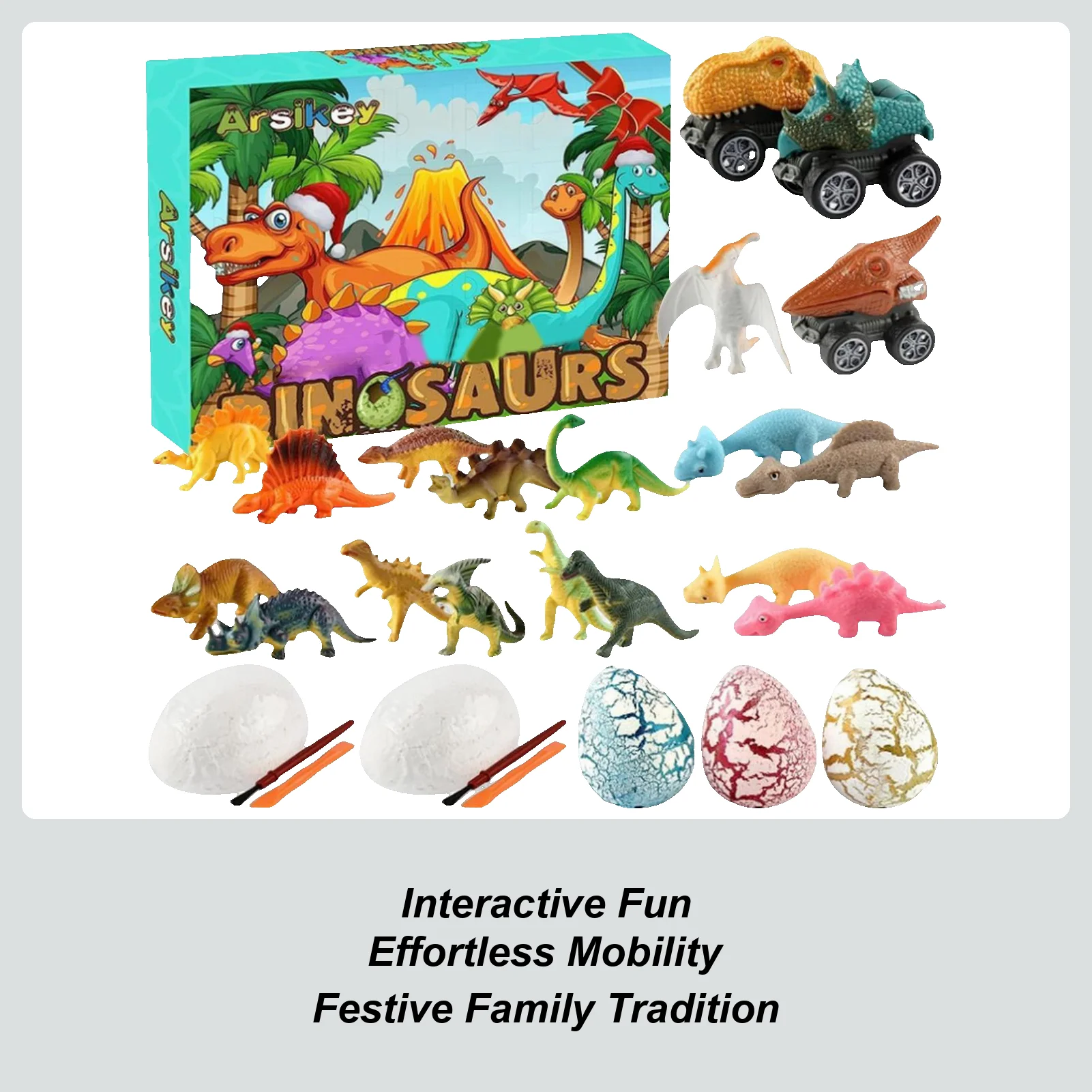 Christmas Countdown 24 Days Toy Advent Dinosaur Cars For Kids Christmas Play Collection Learning Party
Christmas Countdown 24 Days Toy Advent Dinosaur Cars For Kids Christmas Play Collection Learning Party