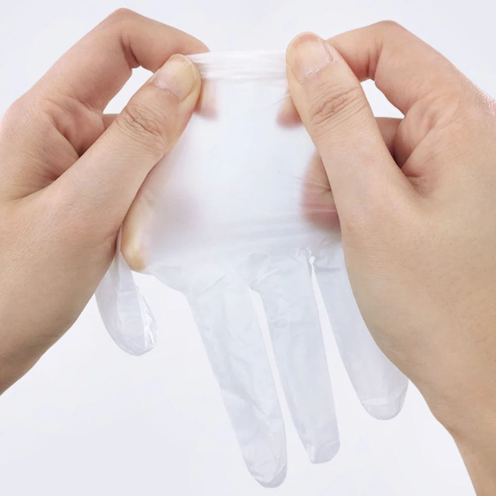 100 Pcs PVC Protective Gloves Large Size Disposable Oil Resistant Ambidextrous Design Food Processing Plastic Gloves
100 Pcs PVC Protective Gloves Large Size Disposable Oil Resistant Ambidextrous Design Food Processing Plastic Gloves