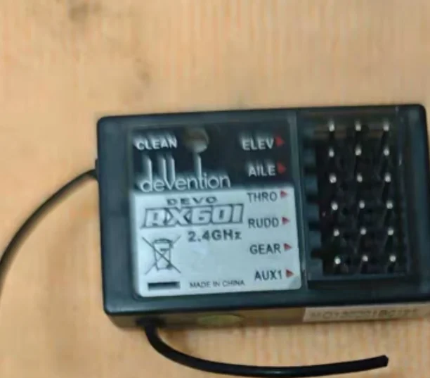 Used Walkera Rx601 RX 6ch 2.4g 2.4Ghz Rx-601 Receiver for Devo 6 7 8 10 12 6S 8S Transmitter Radio controller
