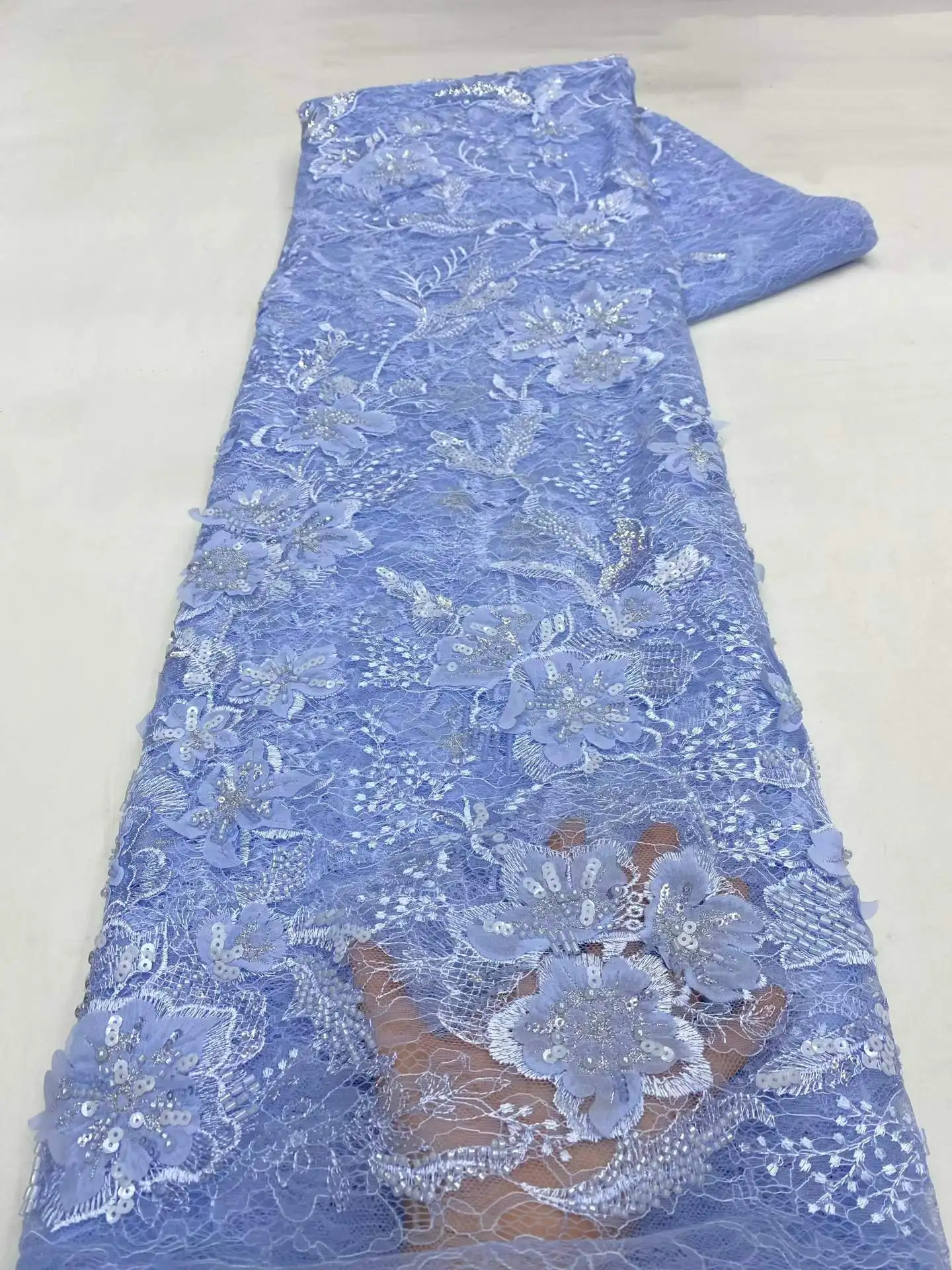 African Lace Fabric 5 Yards Embroiderd Nigerian Lace Fabric 2026 High Quality Laces Groom Tulle French Lace For Drees
African Lace Fabric 5 Yards Embroiderd Nigerian Lace Fabric 2026 High Quality Laces Groom Tulle French Lace For Drees