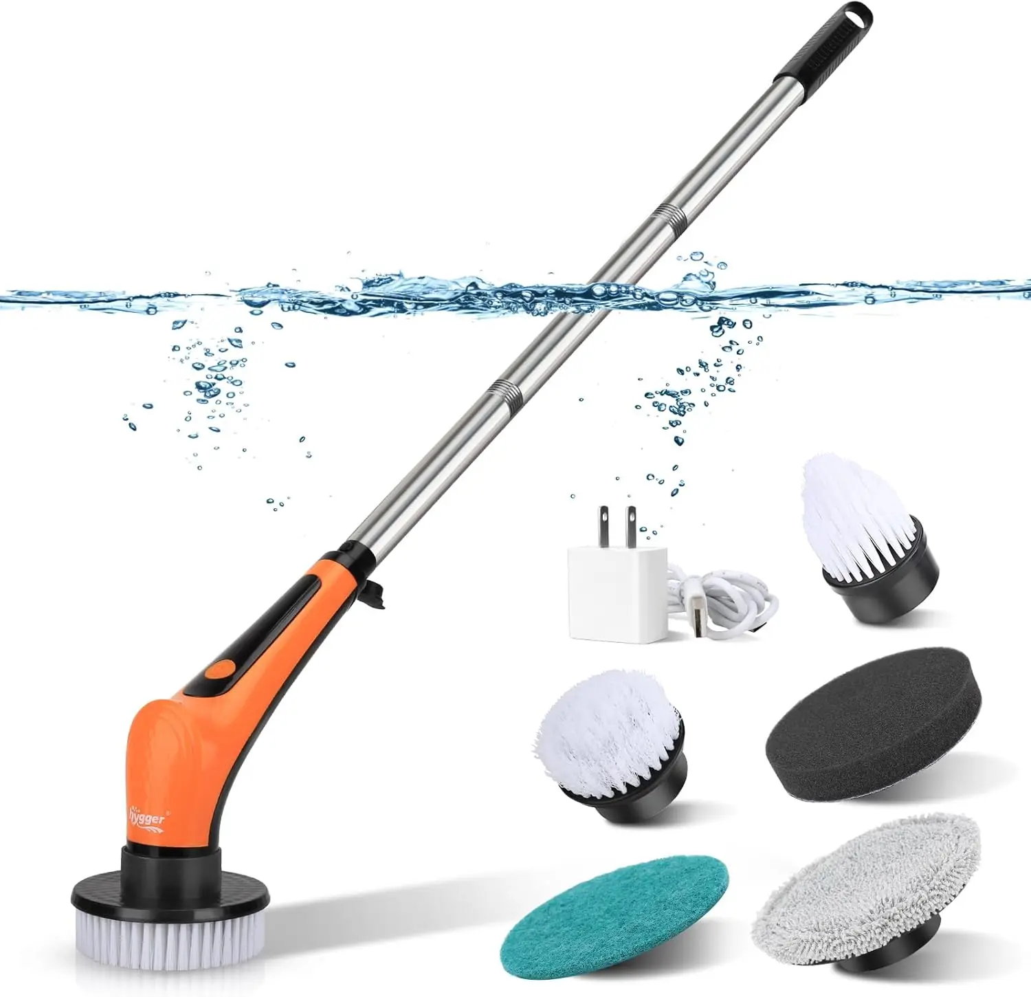 Electric Aquarium Cleaning Brushes, IPX8 Rechargeable Cleaner Tool Kit with 6 Replaceable Heads, Cordless 2 Speeds Adjustable
Electric Aquarium Cleaning Brushes, IPX8 Rechargeable Cleaner Tool Kit with 6 Replaceable Heads, Cordless 2 Speeds Adjustable