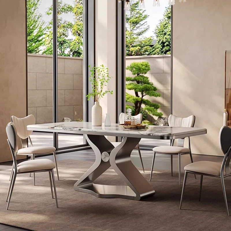 Marble Organizer Dining Tables Metal Waterproof Modern Nordic Coffee Tables Outdoor Restaurant Mesas De Jantar Home Furniture
Marble Organizer Dining Tables Metal Waterproof Modern Nordic Coffee Tables Outdoor Restaurant Mesas De Jantar Home Furniture