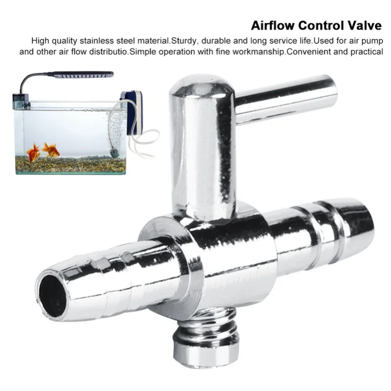 F2 10pcs Stainless Steel Aquarium Oxygen Pump Air Volume Flow Adjustment Valve Check Accessory Fish Tank Connector Diverter
F2 10pcs Stainless Steel Aquarium Oxygen Pump Air Volume Flow Adjustment Valve Check Accessory Fish Tank Connector Diverter